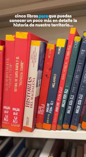 Libros recomendados para conocer sobre la historia de Santa Marta.