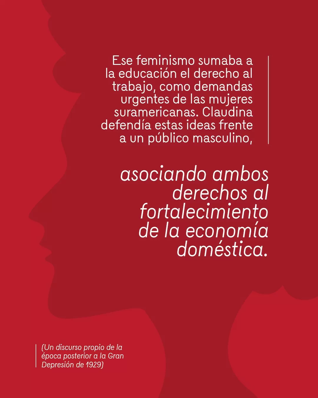 Pionera del feminismo en Colombia: Claudina Múnera Mejía