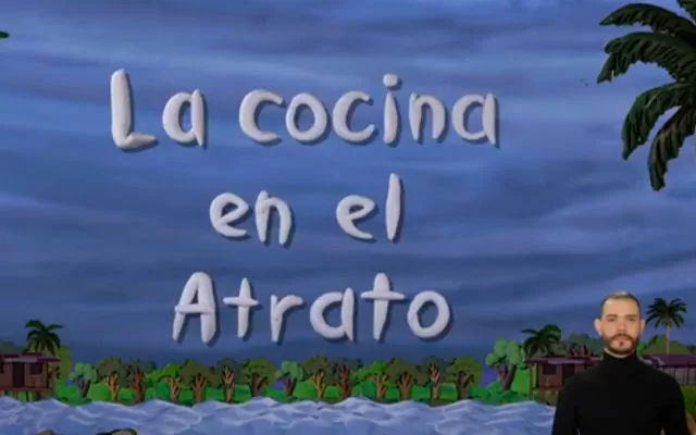 La cocina en el río Atrato en lengua de señas colombiana