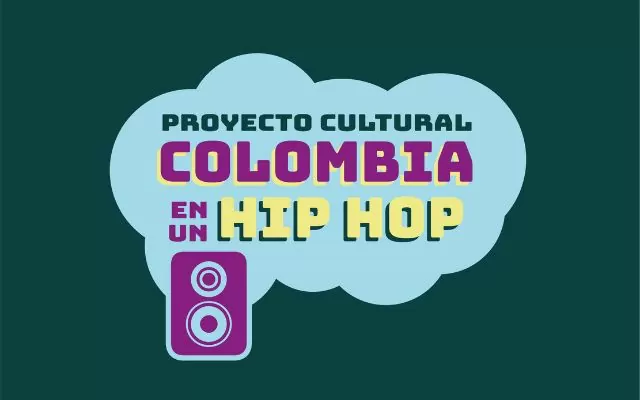 Logo de Colombia en un Hip Hop