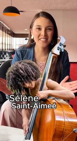 Gira de conciertos Sélène Saint-Aimé en Colombia.