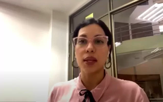 Lía Gordillo en la conferencia: El Caquetá y La Vorágine: fantasía y realidad cien años después