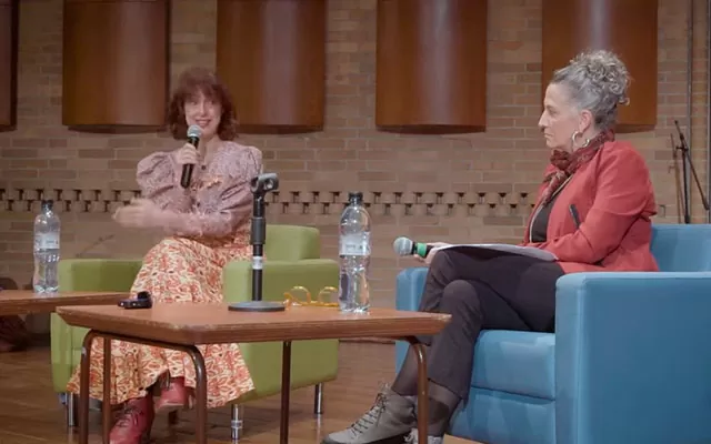 Conversación entre Irene Vallejo, escritora y Ángela María Pérez, subgerente cultural del Banco de la República