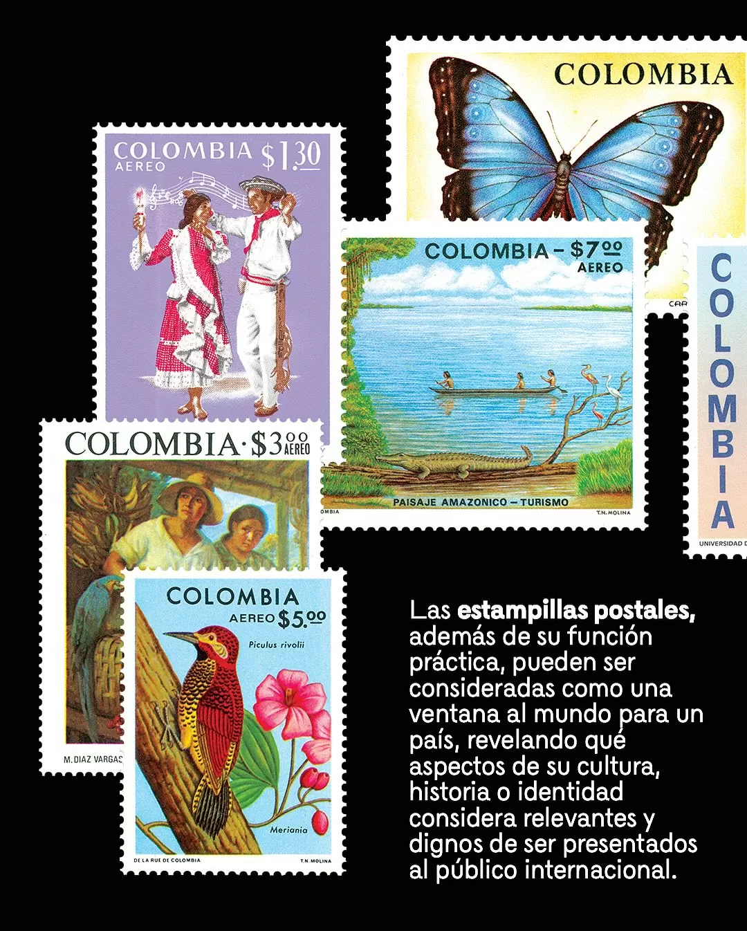 Día Mundial de la Filatelia. Colección Filatélica del Banco de la República