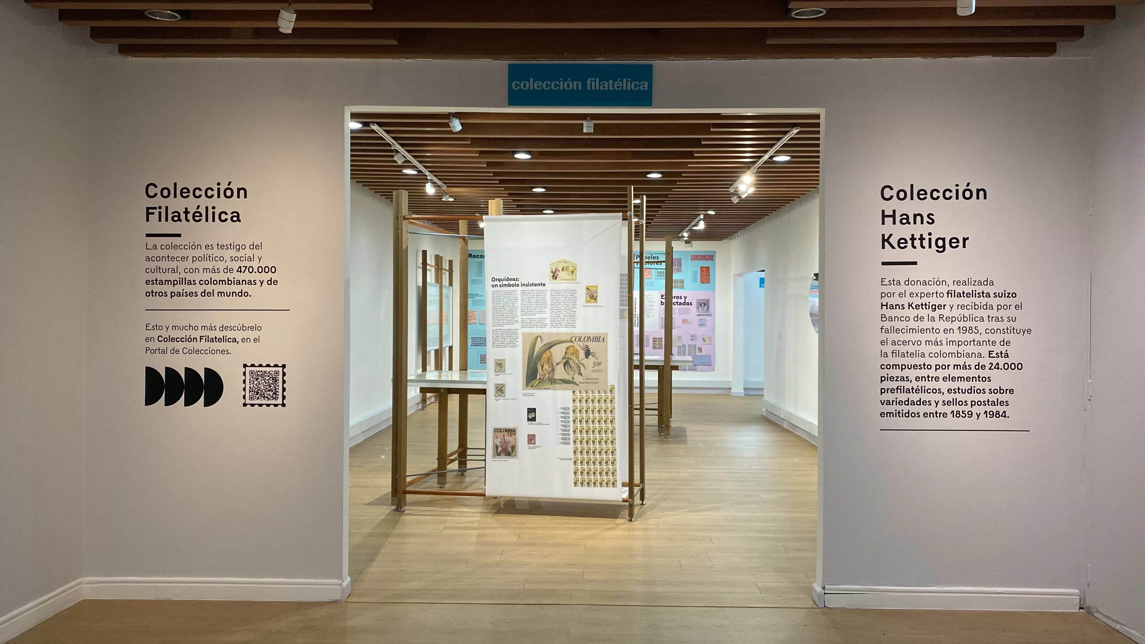 Nuevo dispositivo museográfico sobre la Colección Filatélica
