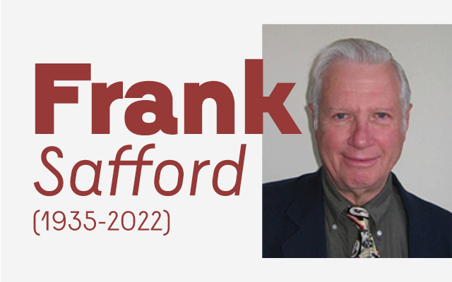 En memoria de Frank Safford.