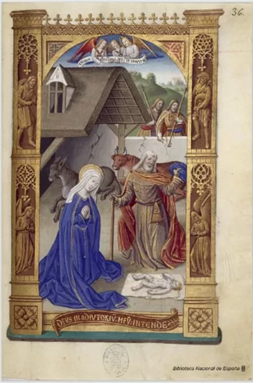 Escena del Libro de horas de Carlos VIII, rey de Francia