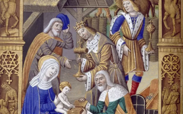 Escena del Libro de horas de Carlos VIII, rey de Francia