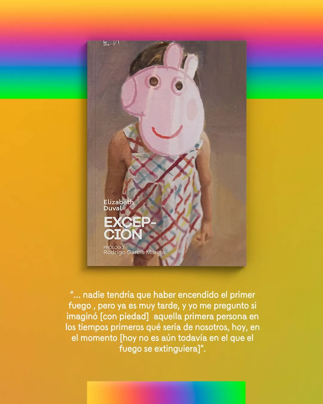 Portada del libro: Excepción de Elizabeth Duval