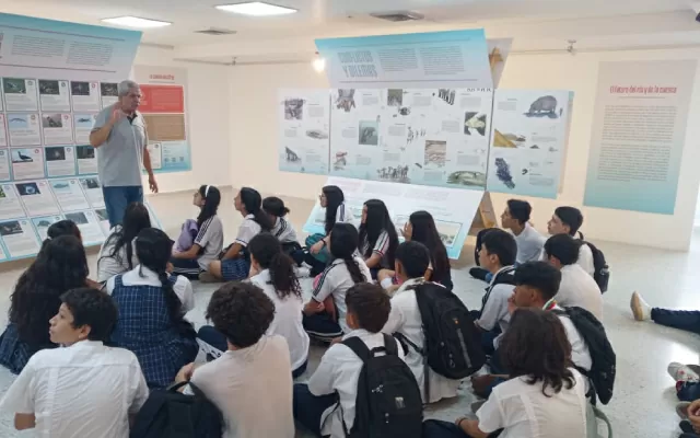 Exposición didáctica El Río Magdalena, en el Centro Cultural de Girardot 2024.