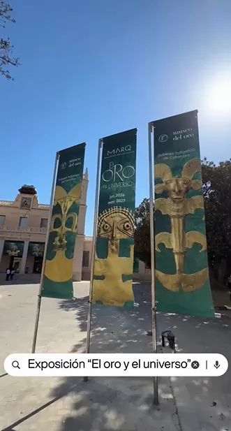 Exposición internacional del Museo del Oro "El Oro y el Universo" en Alicante, España. 2026