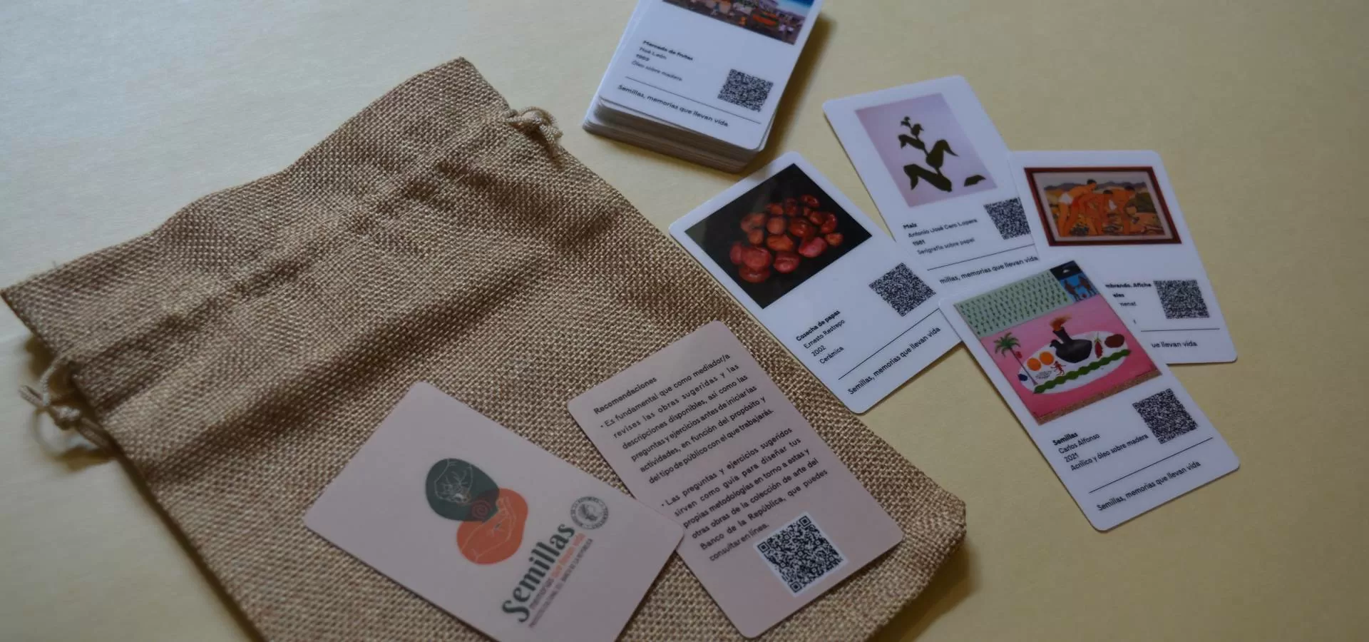 Maleta didáctica de la Exposición viajera Semillas: memorias que llevan vida