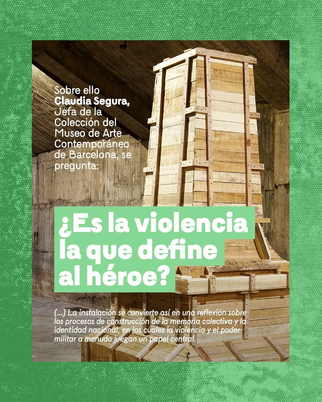 Foto a color de Héroes mil, de Juan Fernando Herrán.