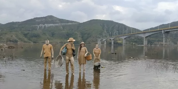Río que llora. El Colectivo Timbico: Pablo Mosquera y Valentina Cuervo