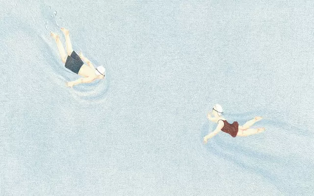 La piscina de Ji Hyeon Lee