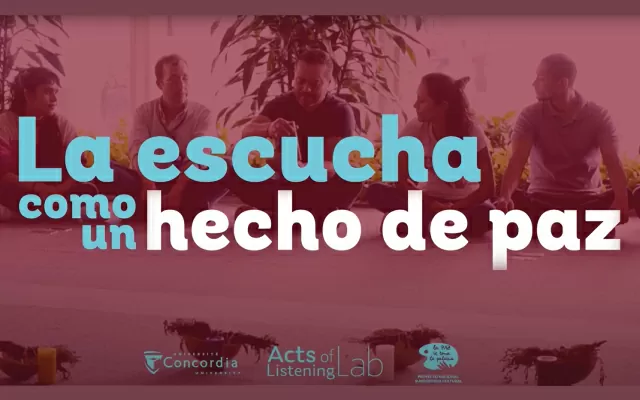 Nueva herramienta del proyecto La paz se toma la palabra: La escucha como un hecho de paz.