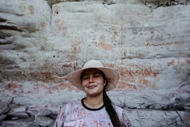 Pobladores de La serranía de La Lindosa 