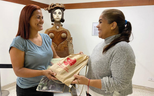 Herramientas del proyecto La paz se toma la palabra, en el Centro Cultural de Cali.