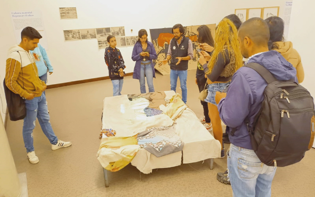 Laboratorio de creación de Manizales: ejercicio sonoro Memorias trans.