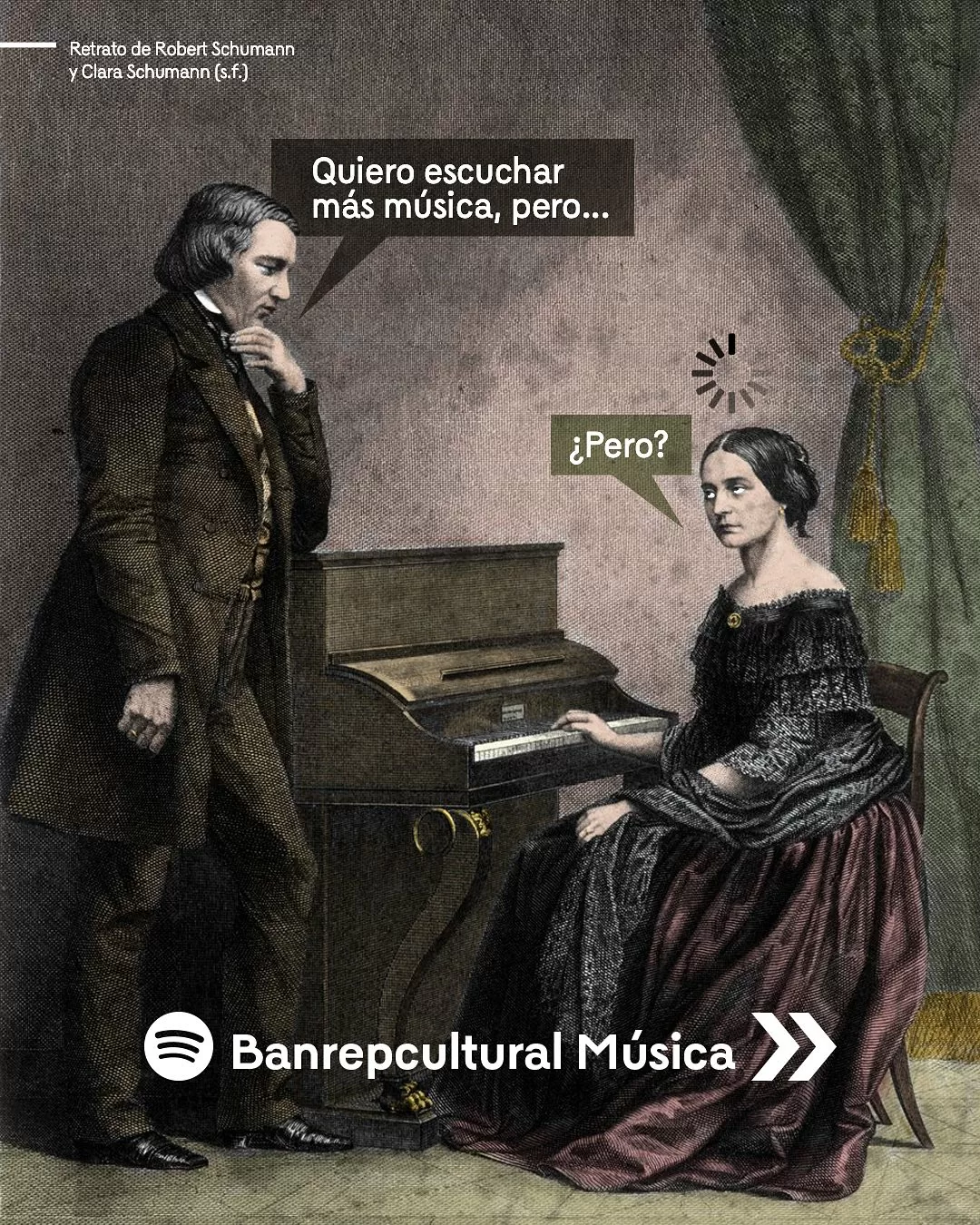 Retrato de Robert Schumann y Clara Schumann (s.f.)