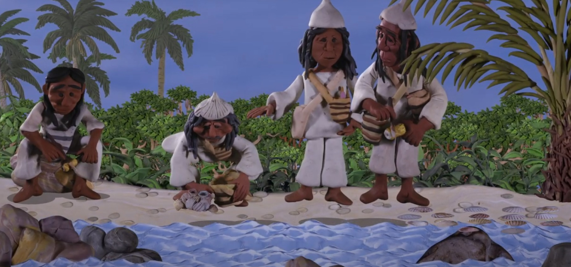 Los saberes de la gente del río Ranchería, junto a se lo explico con plastilina.