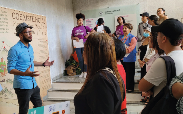 Coexistencias: mapa intercultural de La Guajira, contenido en el nuevo Centro Cultural de Riohacha.