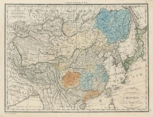Mapa del Imperio chino
