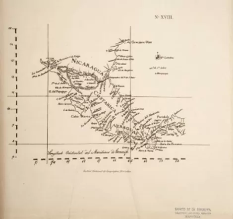 Mapa marítimo del golfo de México e islas de la América