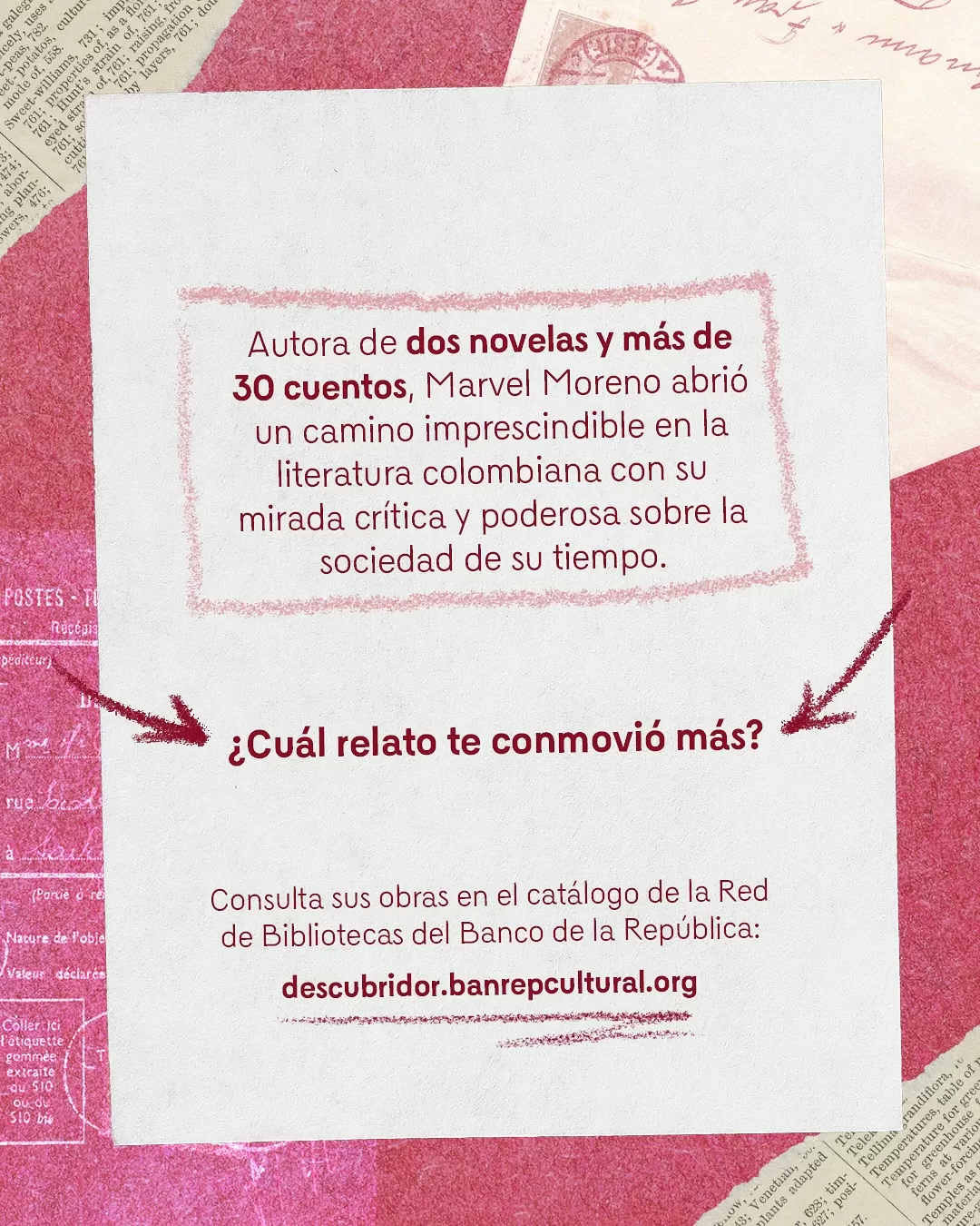 Marvel Moreno - Catálogo