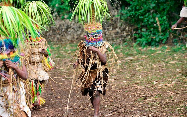 Tiriki enmascarado, Kenya.