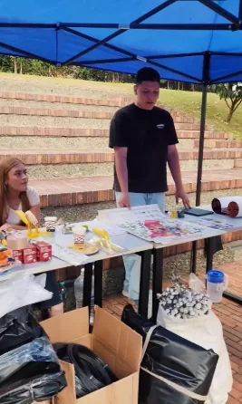 Actividades solidarias en el Museo del Oro Quimbaya Centro Cultural de Armenia.