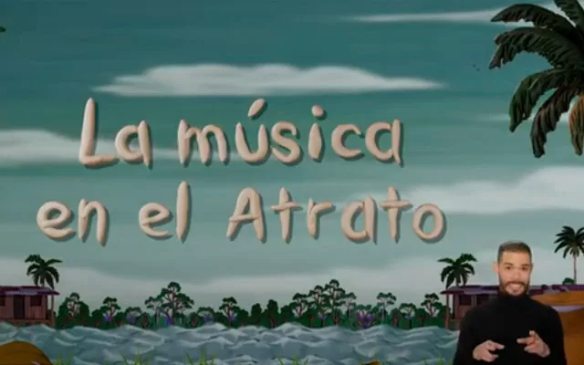 La música en el río Atrato en lengua de señas colombiana