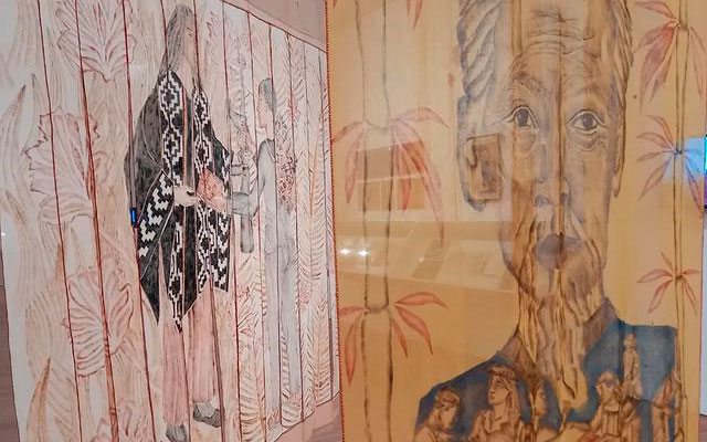 Obra de Cecilia Vicuña en el MAMU