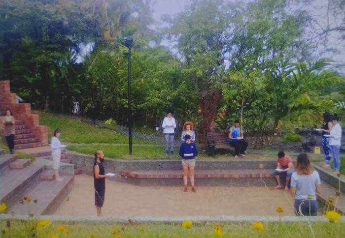 La naturaleza del cuerpo. Grupo de participantes en Armenia