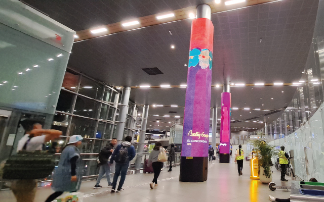 Obras de Beatriz González hacen parte del proyecto Volarte en el aeropuerto El Dorado.
