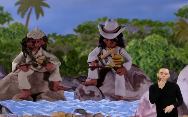 Los oficios sagrados en el río Ranchería en lengua de señas colombiana