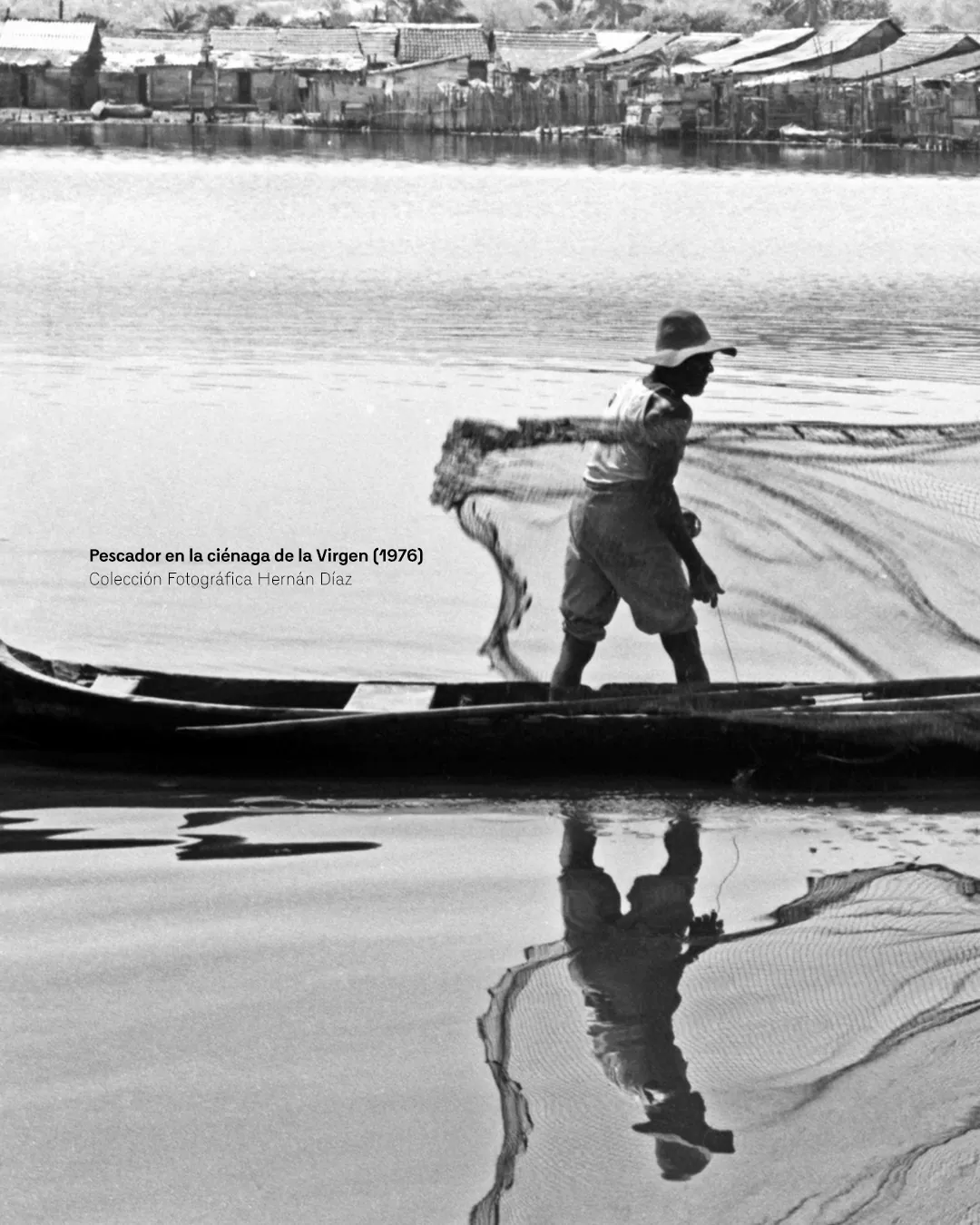 Pescador en la ciénaga de la Vírgen (1976)