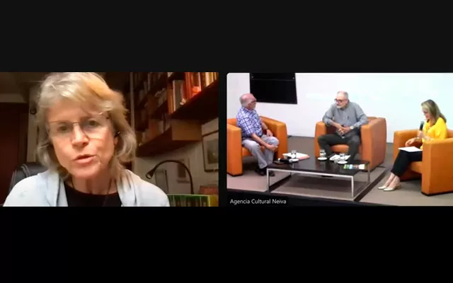 Panelistas de la conferencia: La Vorágine en su camino al arte