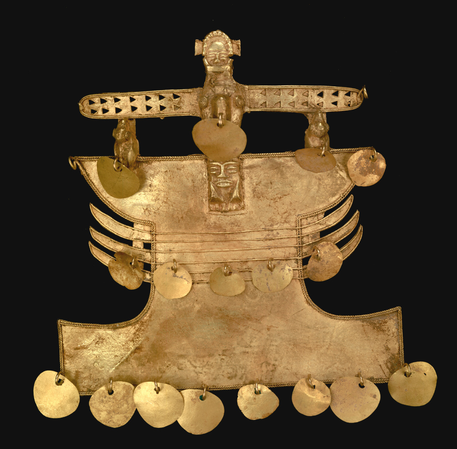Pectoral con forma de animal, Cordillera Oriental – Muisca, 600 d.C. - 1600 d.C., Museo del Oro. O33771