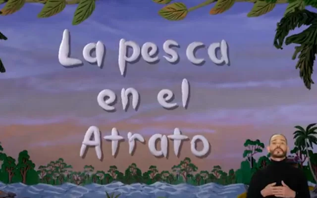 La pesca en el río Atrato en lengua de señas colombiana