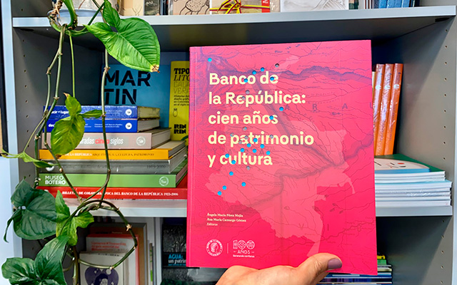 Portada del libro: Banco de la República: cien años de patrimonio y cultura