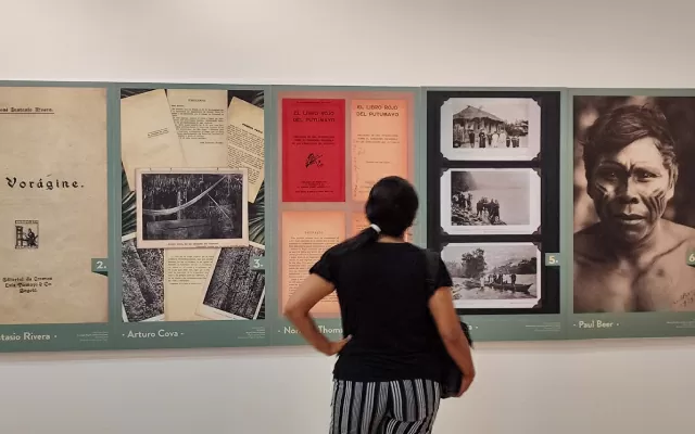 Exposición preguntas para una nación, región sur-oriente en el Centro Cultural de Villavicencio, 2024.