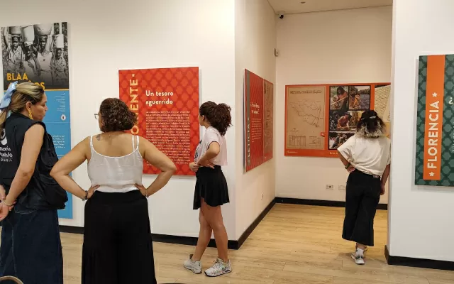 Exposición preguntas para una nación, región sur-oriente en el Centro Cultural de Villavicencio, 2024.