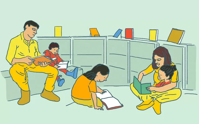 Lectura en familia (niños, jóvenes y adultos)