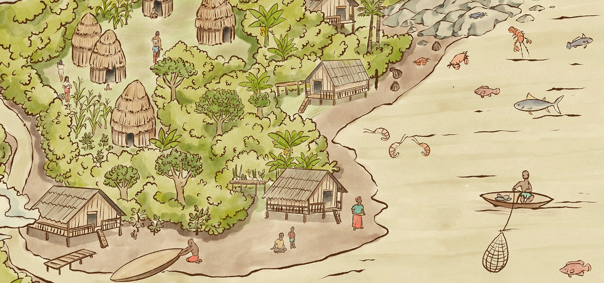 Ilustración del río atrato y el texto Atrato Madre Majestuosa podcast Cualdo el Río Suena