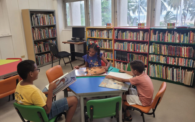 Sala infantil del Centro Cultural de Riohacha, renovado en 2023.