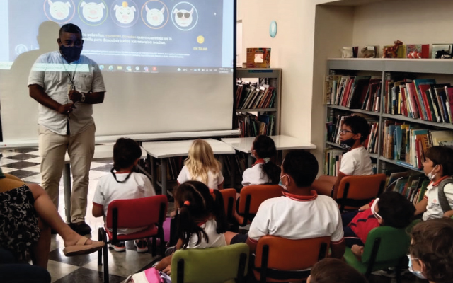 Sala infantil de la Biblioteca Bartolomé Calvo de Cartagena.