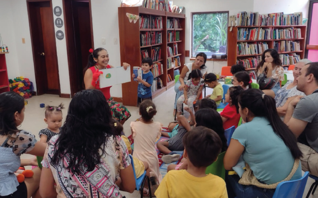 Sala infantil, Biblioteca del Centro Cultural de Leticia.