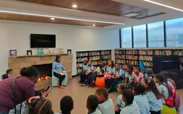 Sala infantil del Centro Cultural de San Andrés.