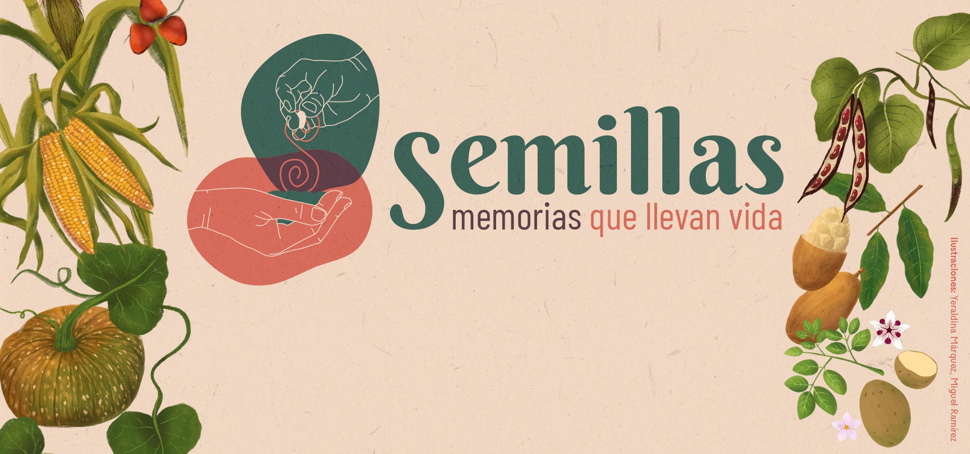Logo proyecto “Semillas, memorias que llevan vida” una apuesta por el patrimonio biocultural